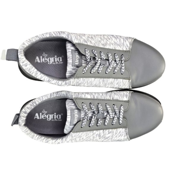 Alegria Womens Traq Qest Gray Lace Up Comfort Walking Sneaker Shoes Sz US 11 - Picture 6 of 11